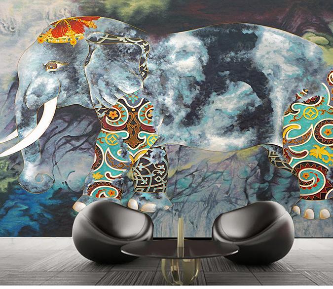 3D Elephant 362 Wall Murals Wallpaper AJ Wallpaper 2 