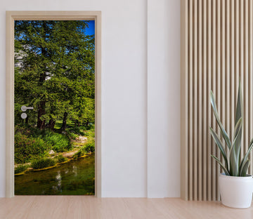 3D Riverside Grove Trees 11436 Marco Carmassi Door Mural