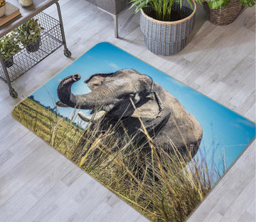 3D Elephant 68196 Animal Non Slip Rug Mat