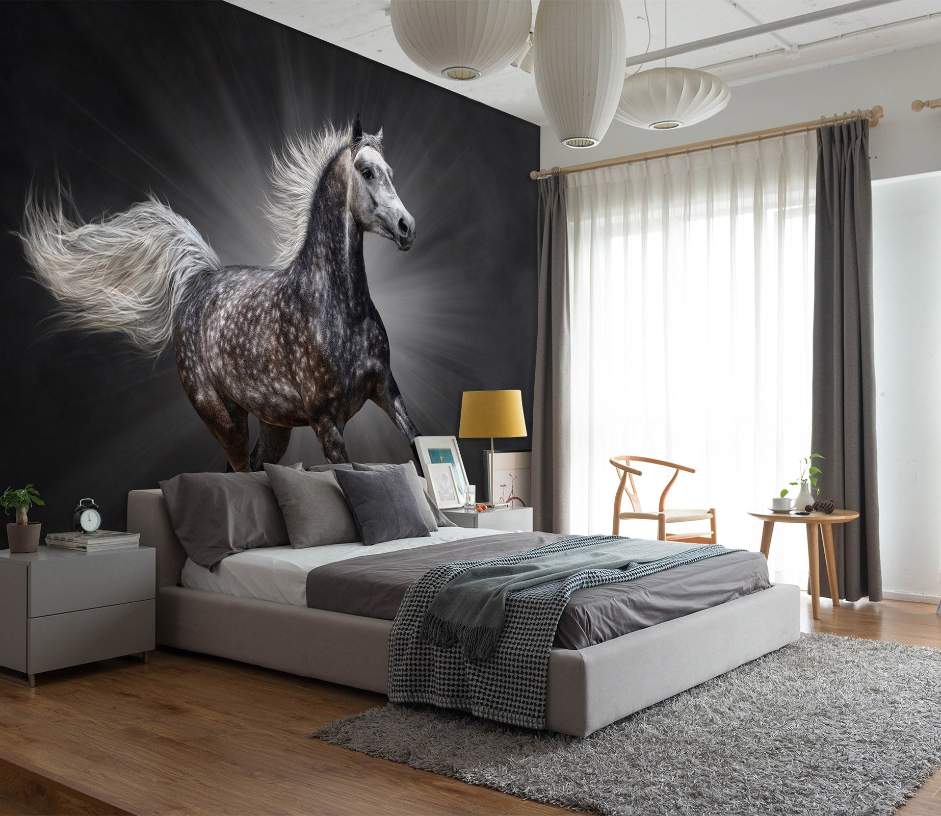 3D Dark Horse 2025 Wall Murals