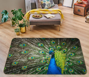 3D Peacock 68208 Animal Non Slip Rug Mat