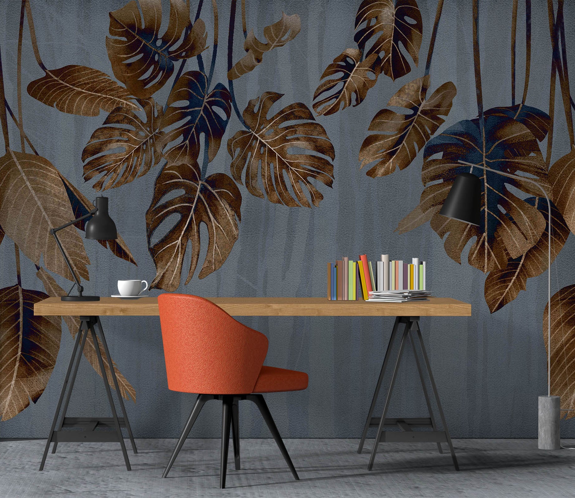 3D Dead Leaves 1063 Wall Murals