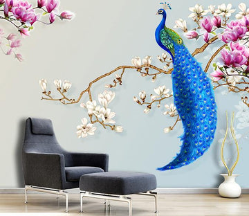 3D Peacock 214 Wall Murals Wallpaper AJ Wallpaper 2 