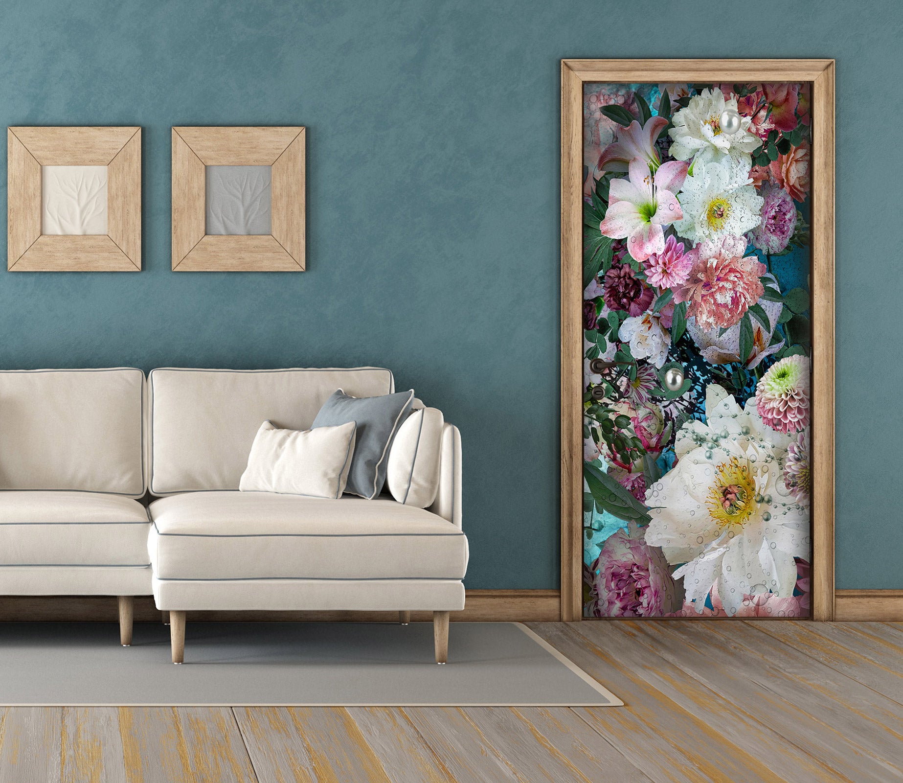 3D Various Flowers 107156 Beth Sheridan Door Mural