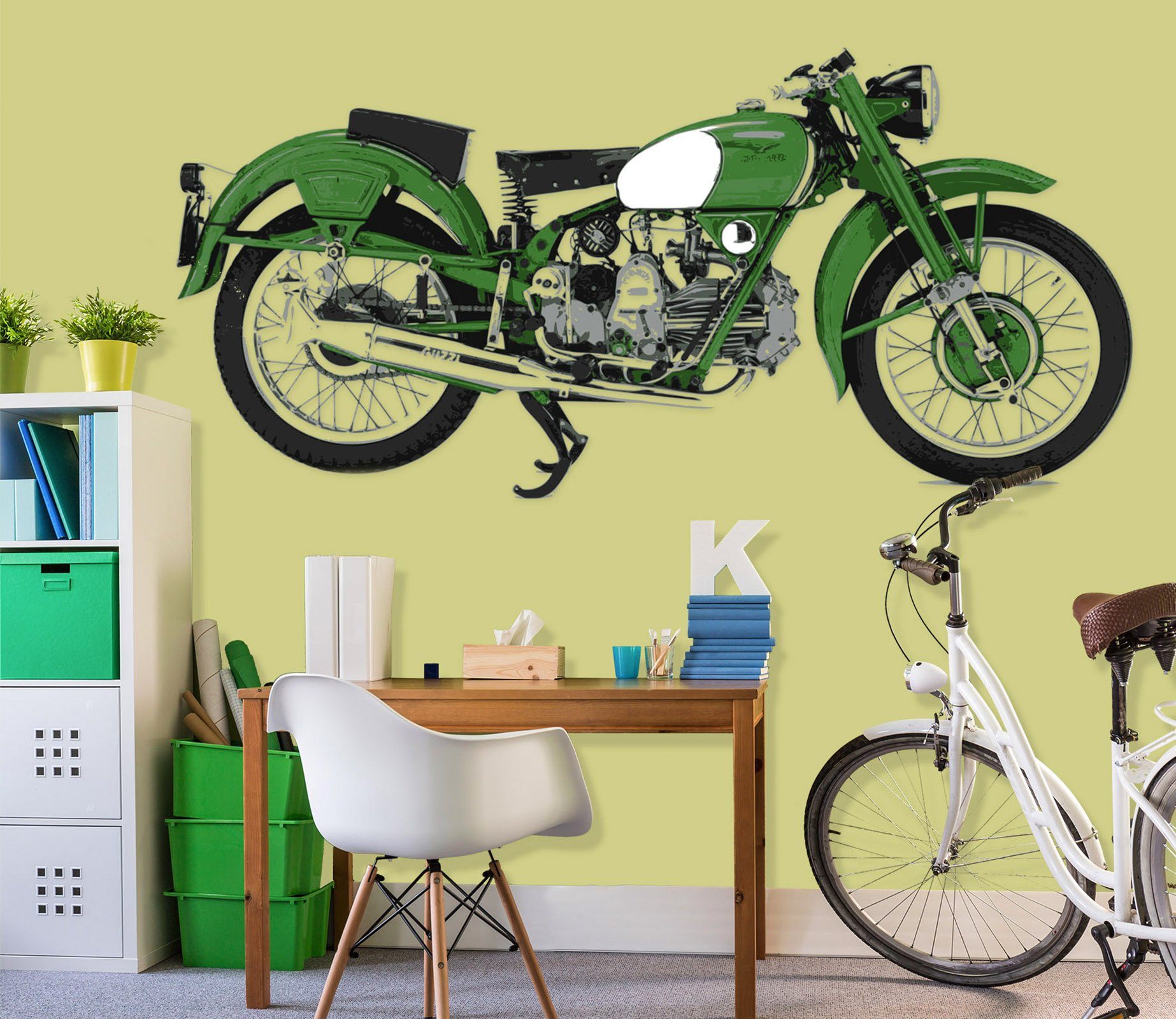 3D Motorbike 0203 Vehicles Wallpaper AJ Wallpaper 