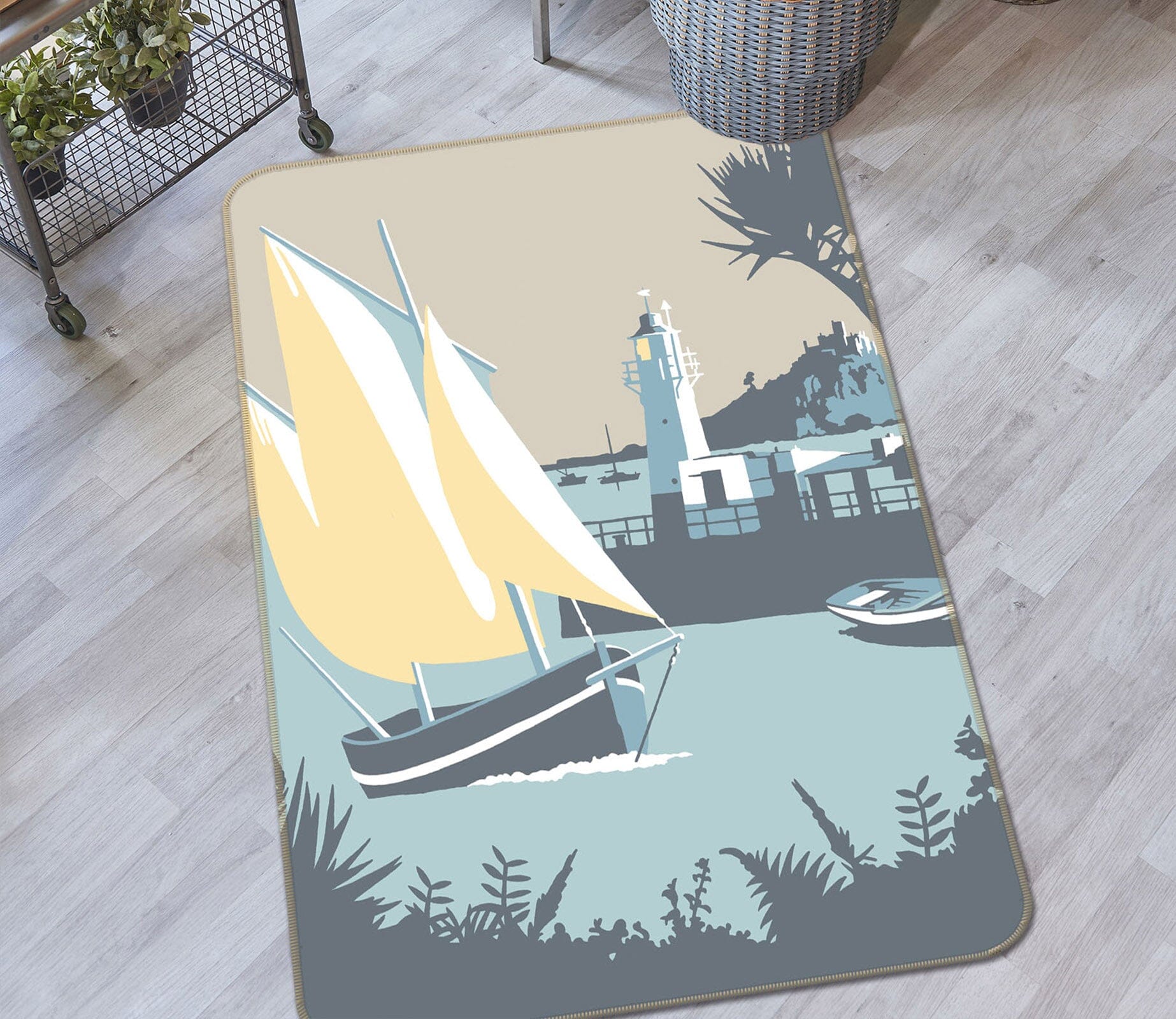 3D Newlyn 1126 Steve Read Rug Non Slip Rug Mat Mat AJ Creativity Home 