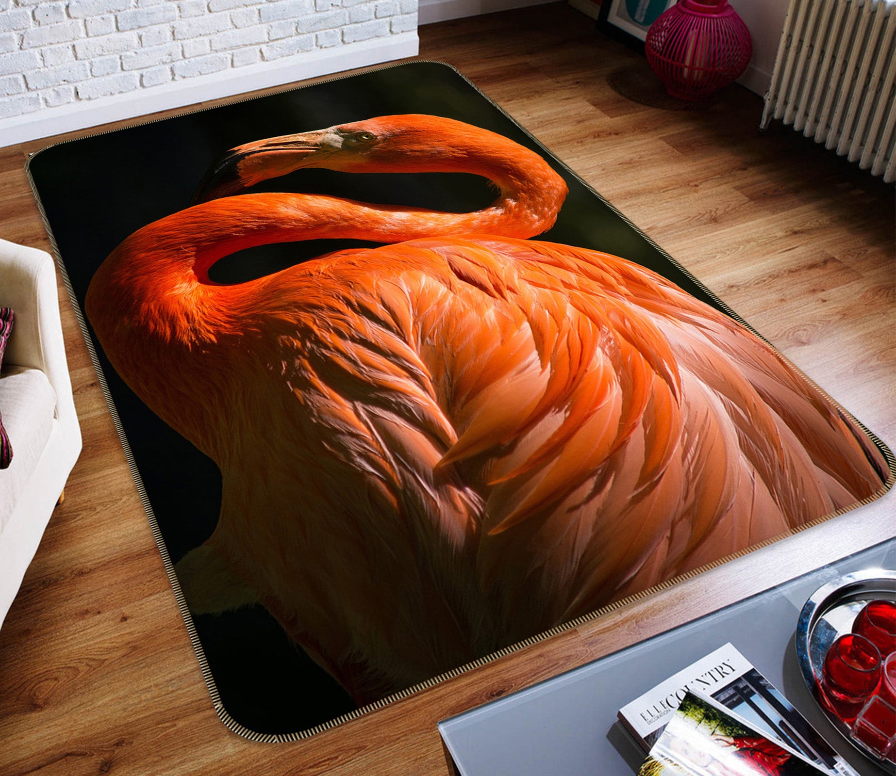 3D Flamingo 82075 Animal Non Slip Rug Mat