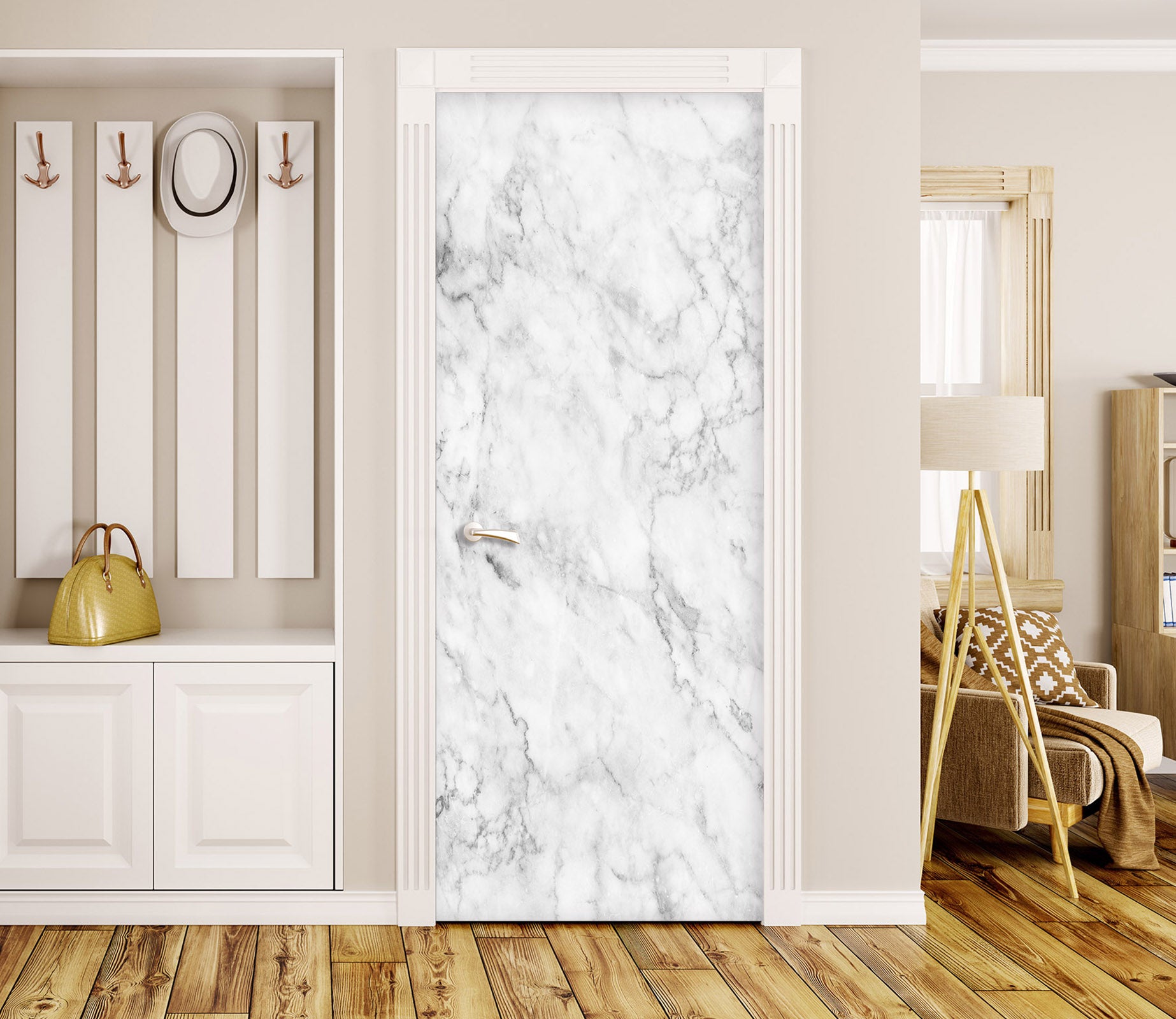 3D Marbling 25070 Door Mural