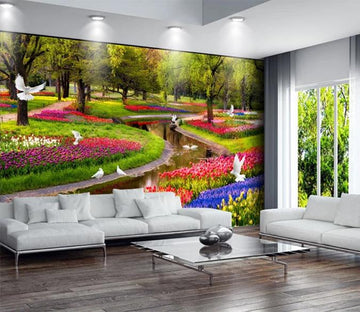 3D Garden 900 Wall Murals Wallpaper AJ Wallpaper 2 