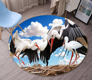 3D Crane 38031 Animal Round Non Slip Rug Mat