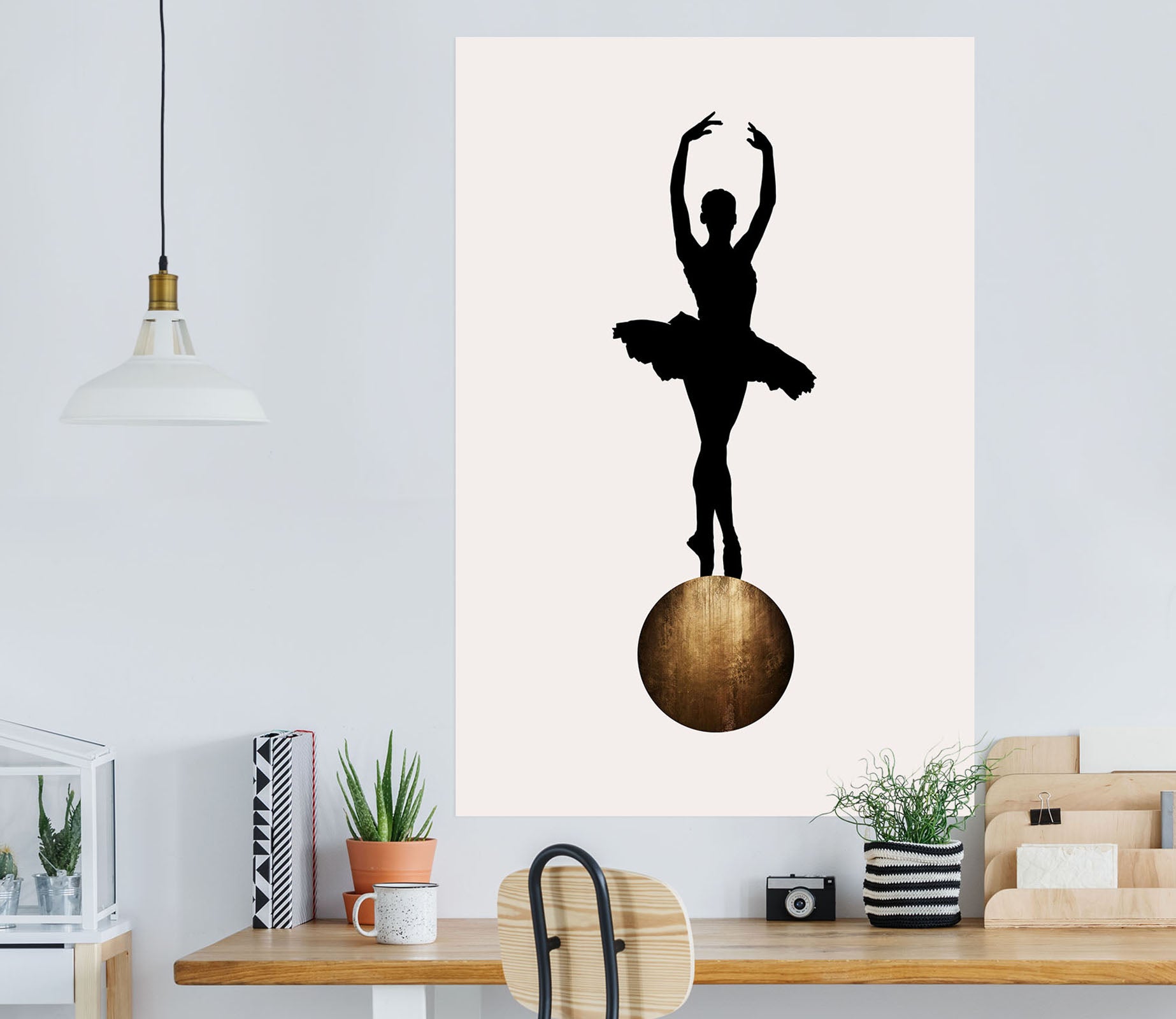 3D Dance Girl 201 Boris Draschoff Wall Sticker