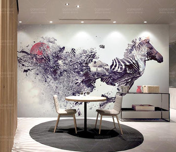 3D Horse Running 53 Wall Murals Wallpaper AJ Wallpaper 2 