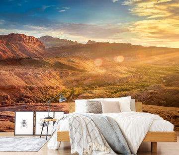 3D Mountain Cloud 5204 Beth Sheridan Wall Mural Wall Murals