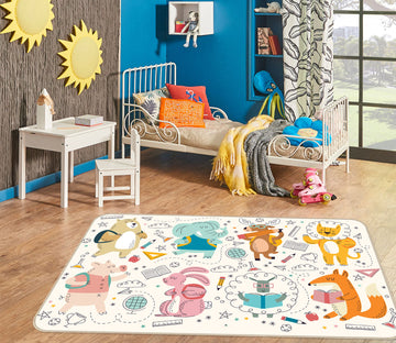 3D Animal 30080 Non Slip Rug Mat