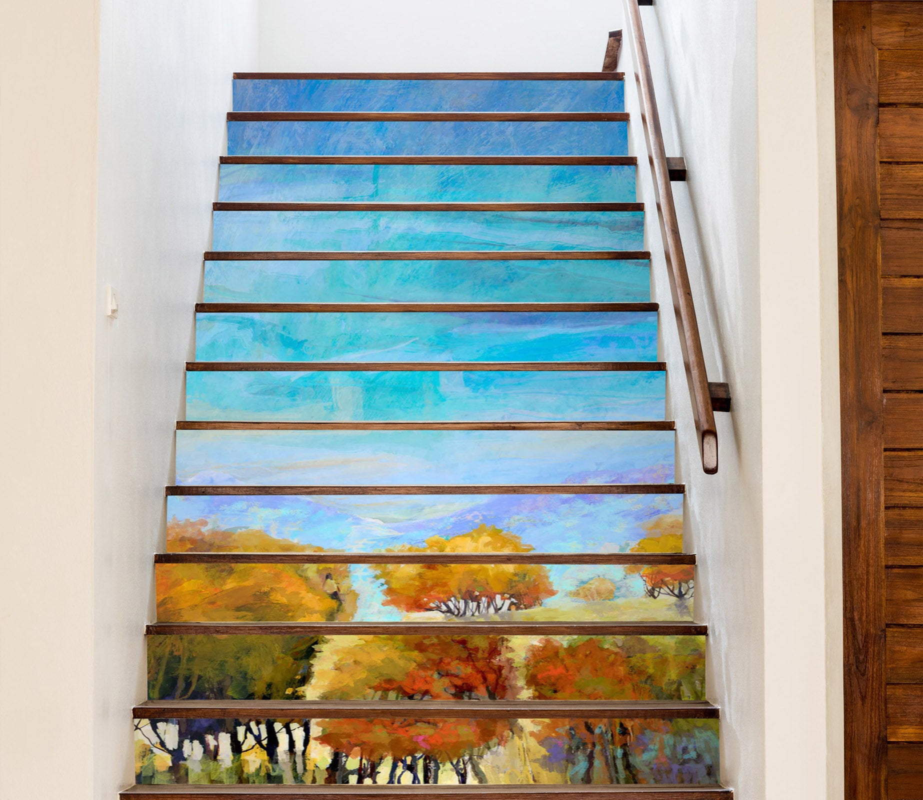 3D Trees Forest 104193 Michael Tienhaara Stair Risers