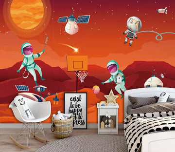 3D Spaceman 1043 Wall Murals Wallpaper AJ Wallpaper 2 