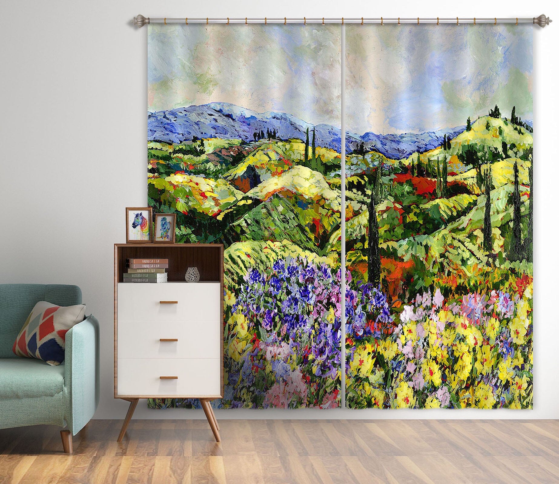 3D Dream Valley 041 Allan P. Friedlander Curtain Curtains Drapes Curtains AJ Creativity Home 