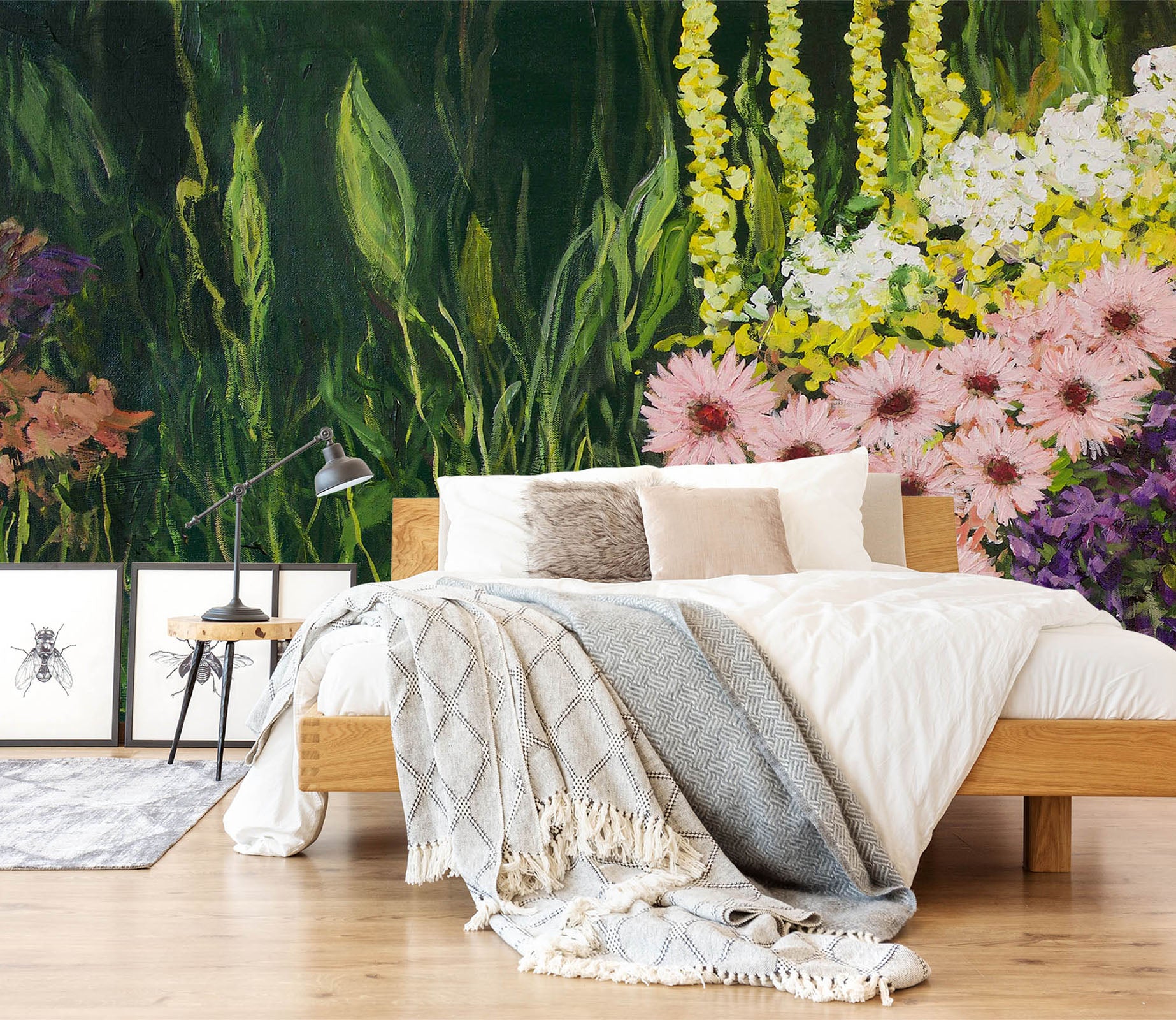 3D Flower Dance 207 Allan P. Friedlander Wall Mural Wall Murals