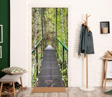 3D Suspension Bridge 22089 Door Mural