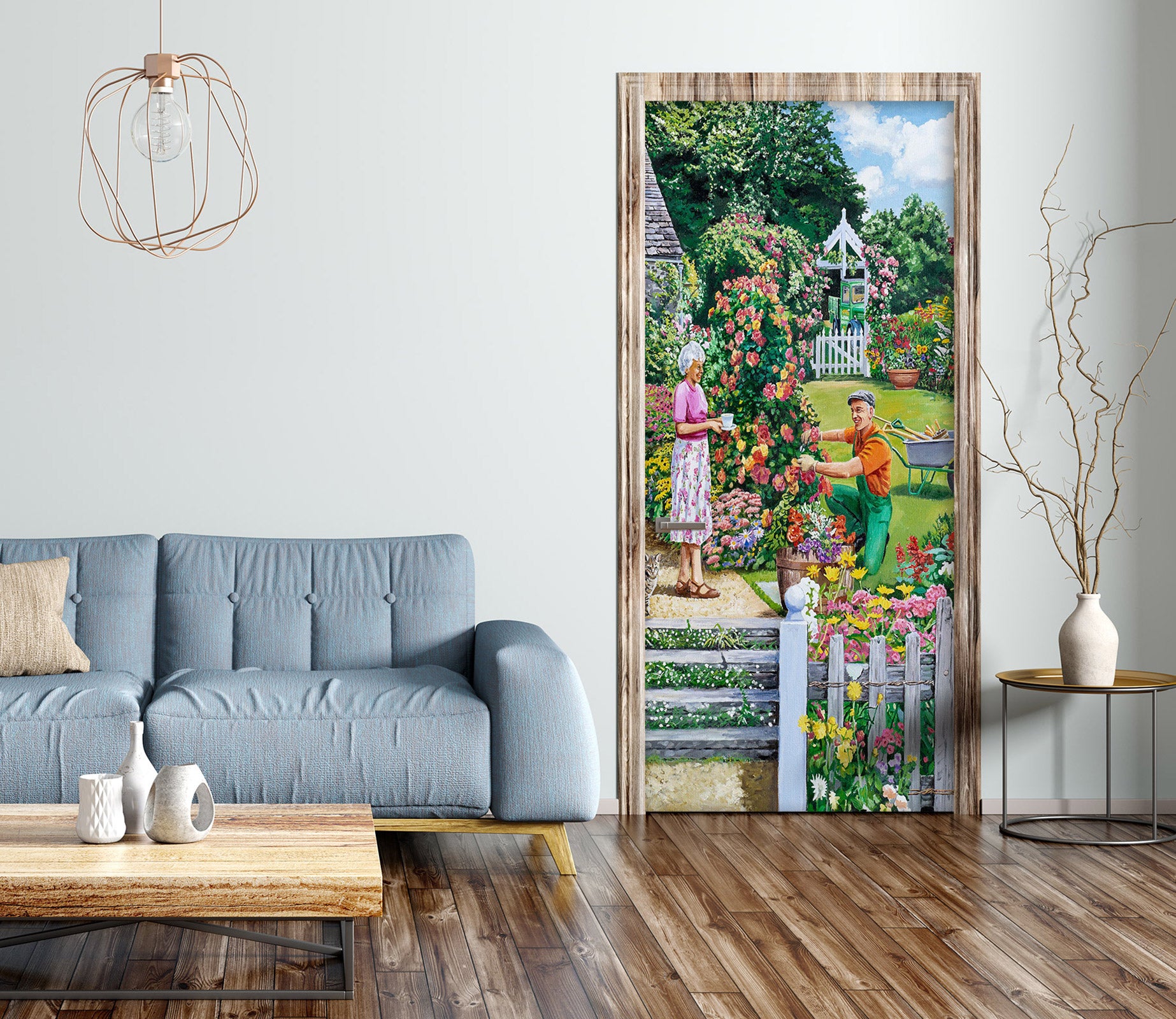 3D Garden Kids Adults 103144 Trevor Mitchell Door Mural