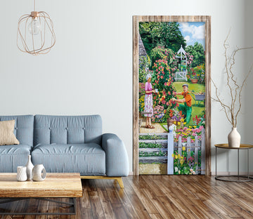 3D Garden Kids Adults 103144 Trevor Mitchell Door Mural