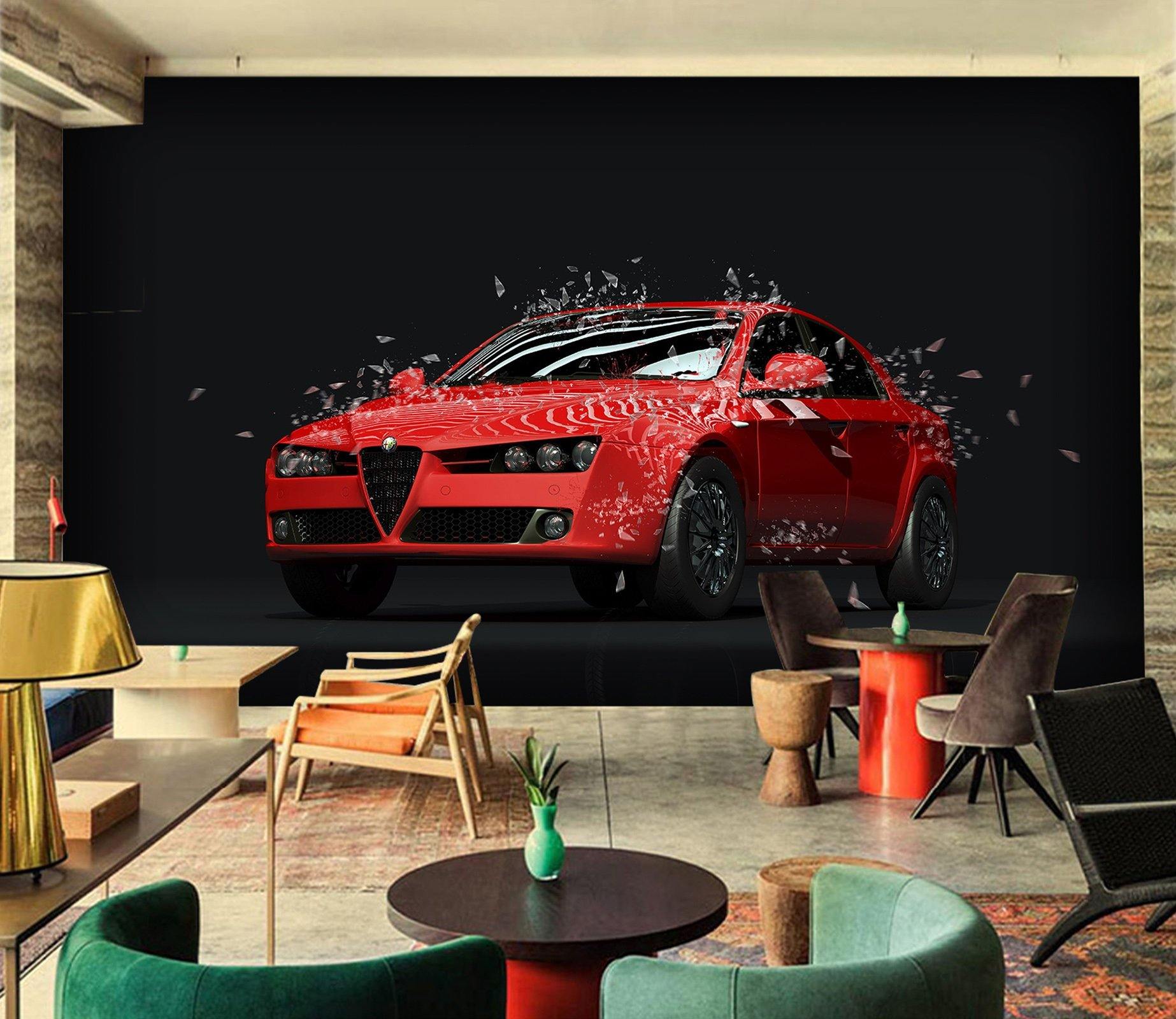 3D Car 937 Vehicle Wall Murals Wallpaper AJ Wallpaper 2 