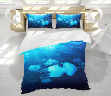 3D Jellyfish 19228 Bed Pillowcases Quilt