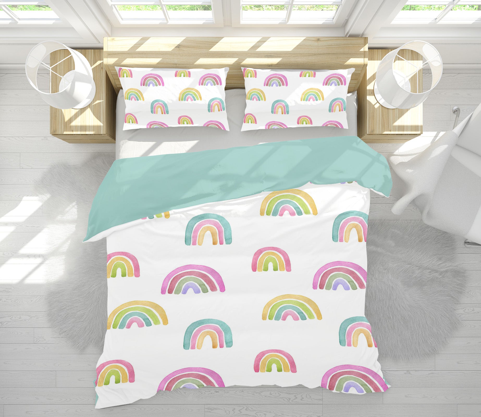 3D Rainbow Painting 206 Uta Naumann Bedding Bed Pillowcases Quilt