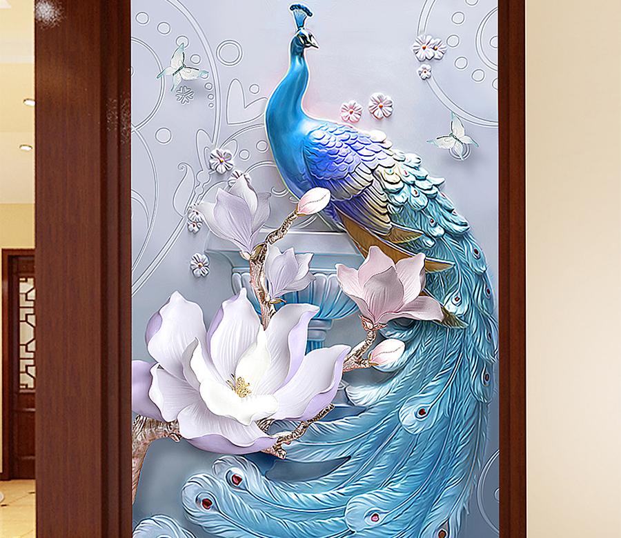 3D Peacock 88 Wall Murals Wallpaper AJ Wallpaper 2 