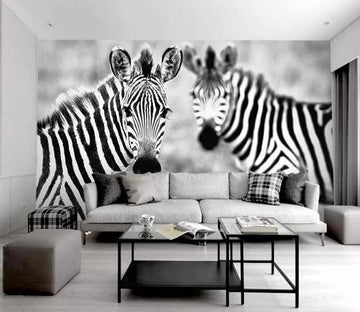 3D Zebra 1103 Wall Murals Wallpaper AJ Wallpaper 2 