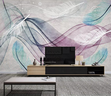 3D Color Wave 615 Wall Murals Wallpaper AJ Wallpaper 2 