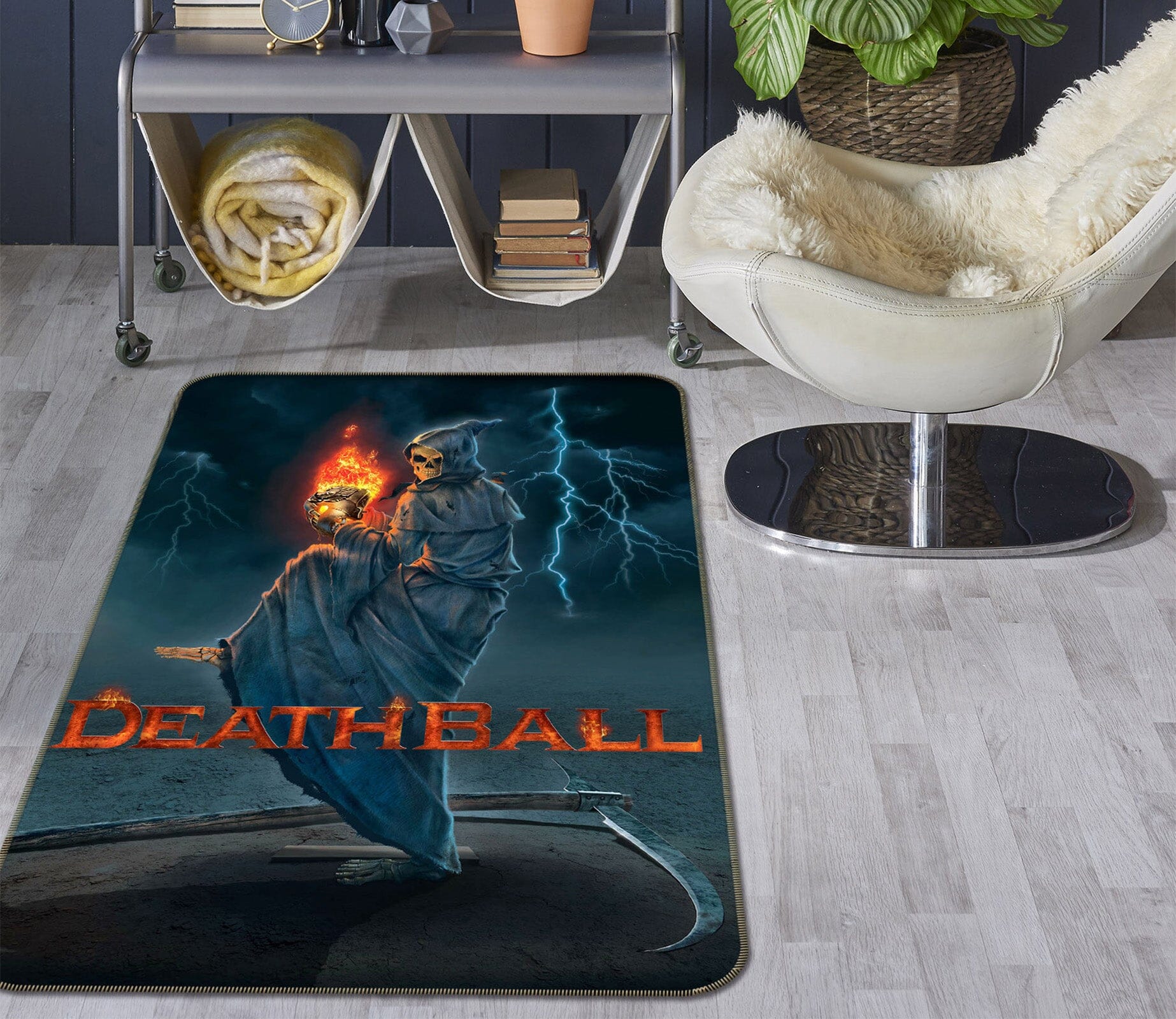 3D Death Ball 1027 Vincent Hie Rug Non Slip Rug Mat Mat AJ Creativity Home 