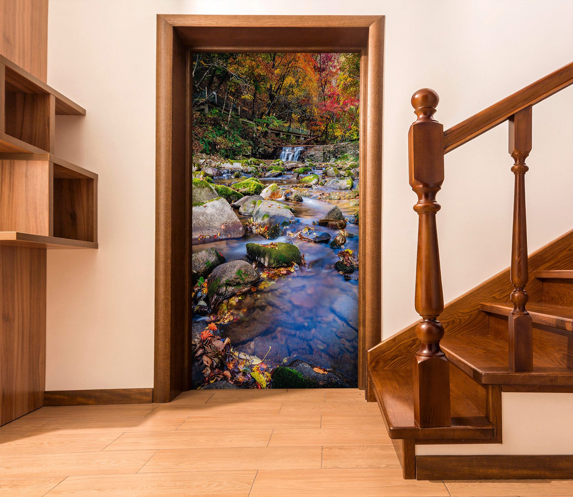 3D Stone Stream 25001 Door Mural