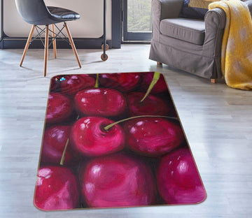 3D Cherry 18117 Marina Zotova Rug Non Slip Rug Mat