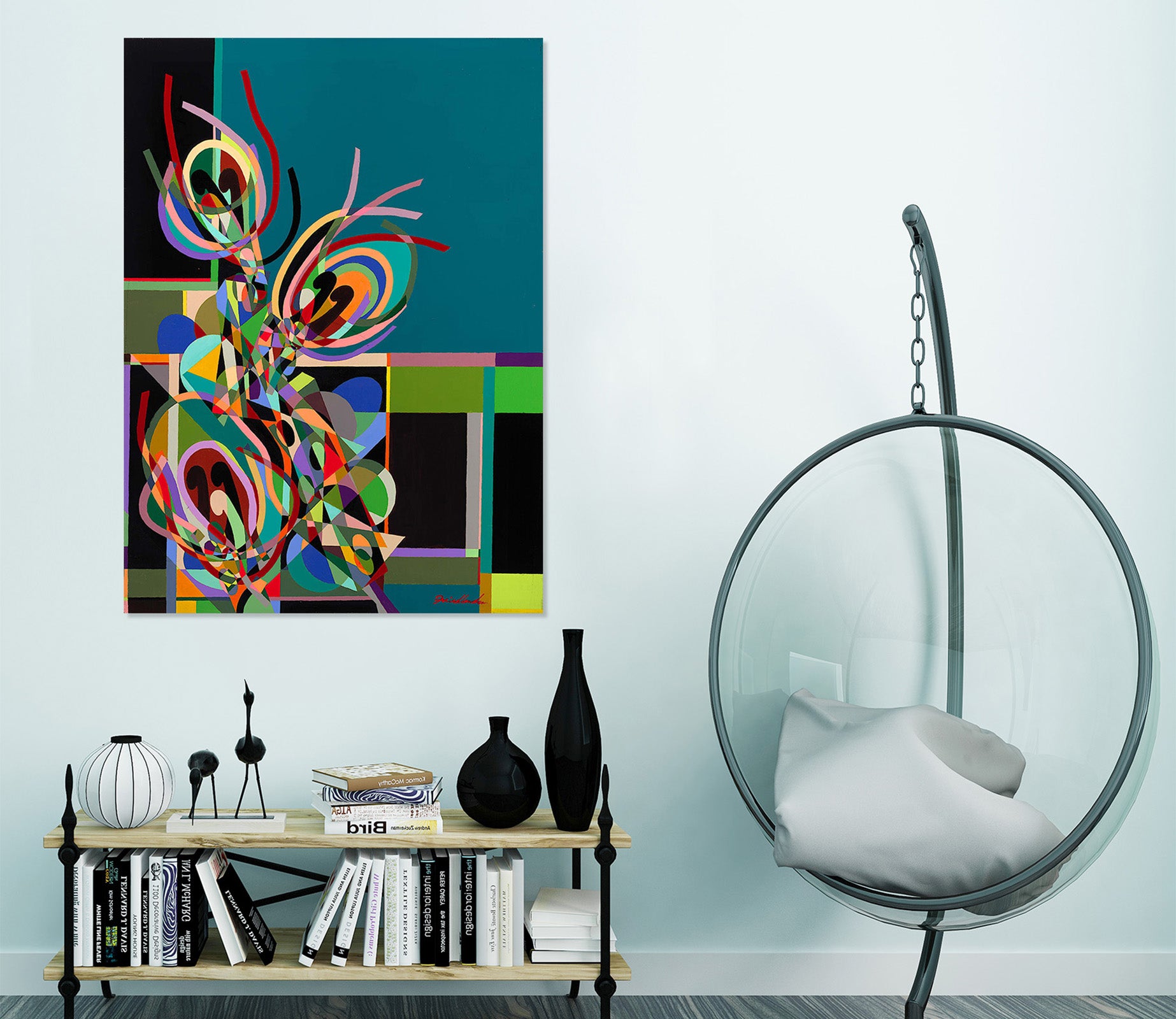 3D Color Pattern 277 Allan P. Friedlander Wall Sticker