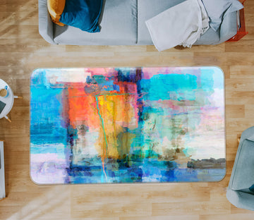 3D Sea Sunset 107 Michael Tienhaara Rug Non Slip Rug Mat