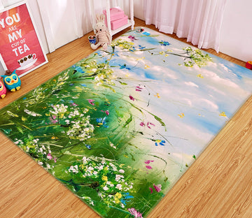 3D Cloud Garden 1280 Skromova Marina Rug Non Slip Rug Mat