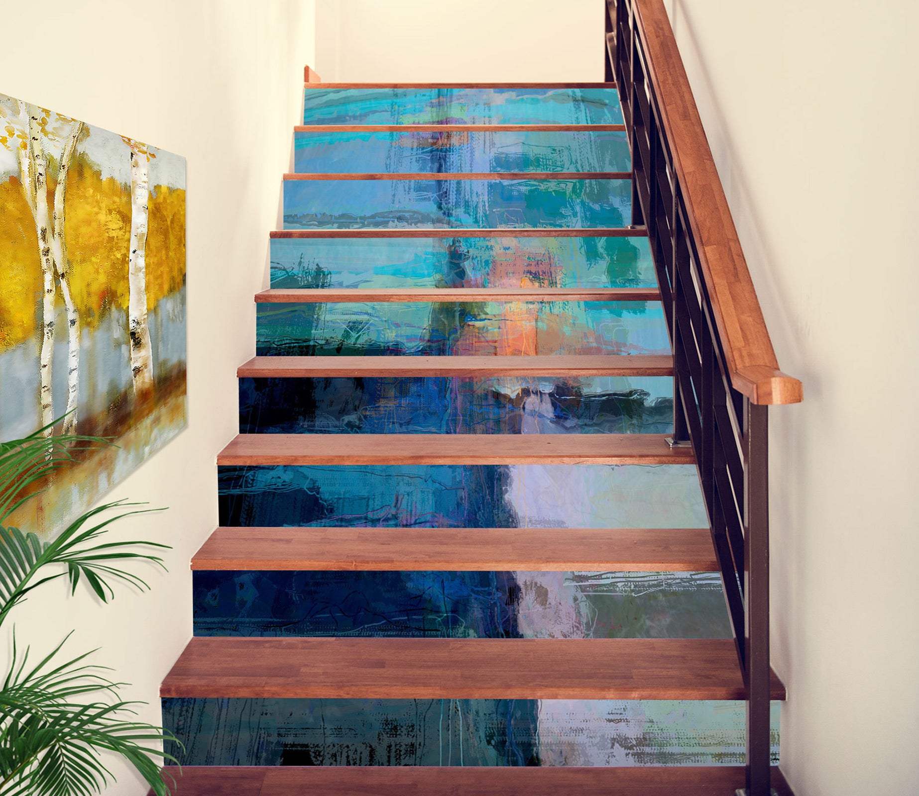 3D Paint Brush Texture 9451 Michael Tienhaara Stair Risers