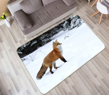 3D Fox Snowfield 38103 Animal Non Slip Rug Mat