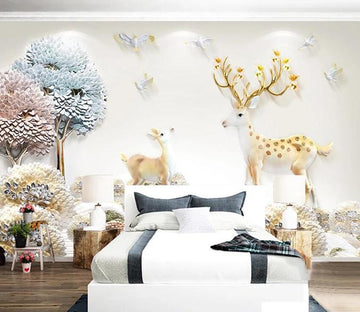 3D Small Tree Forest 1373 Wall Murals Wallpaper AJ Wallpaper 2 