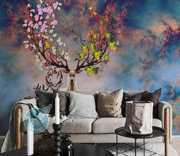 3D Flower Color 62 Wall Murals Wallpaper AJ Wallpaper 2 