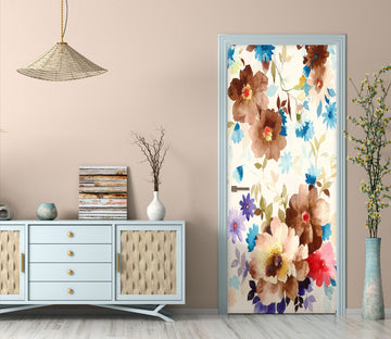 3D Flowers 25056 Door Mural