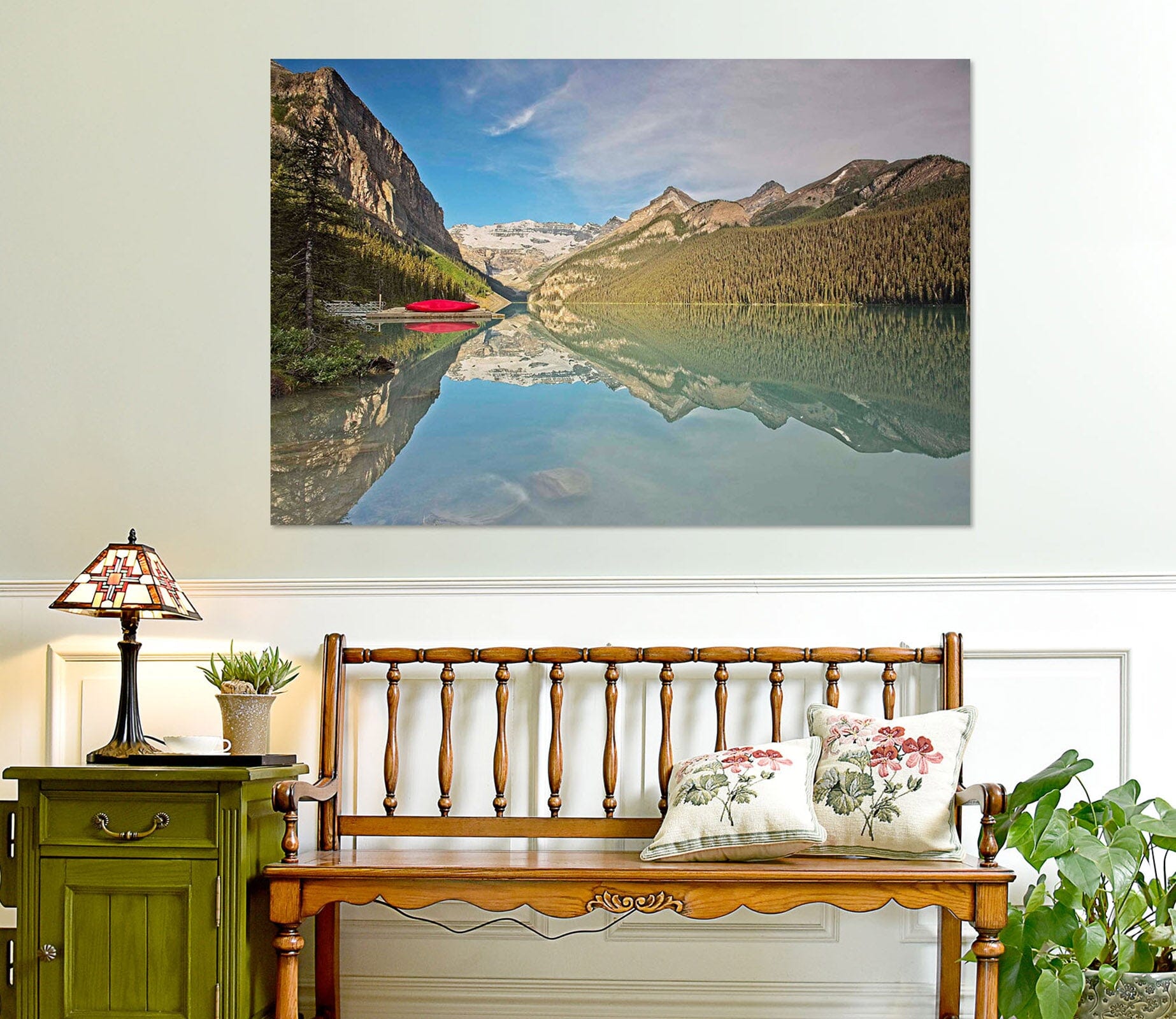 3D Lake Boat 014 Kathy Barefield Wall Sticker Wallpaper AJ Wallpaper 2 