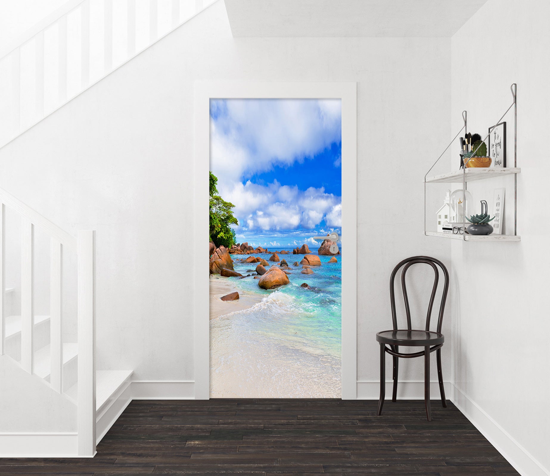 3D Seaside 23075 Door Mural