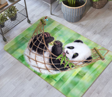 3D Cute Panda 5618 Kayomi Harai Rug Non Slip Rug Mat