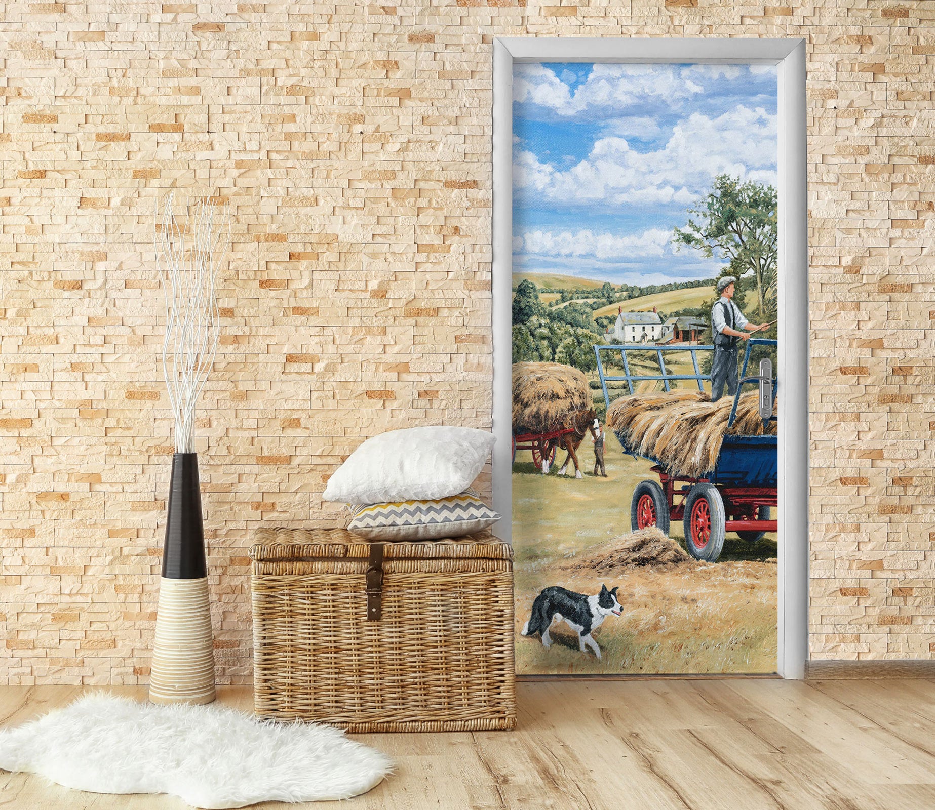 3D Farm 10324 Trevor Mitchell Door Mural