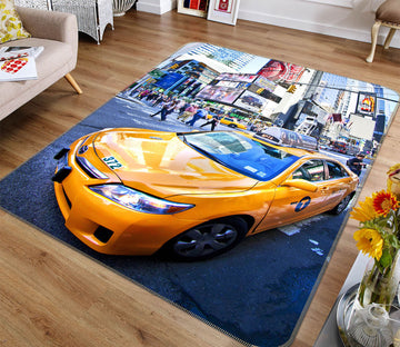 3D Taxi 42128 Vehicle Non Slip Rug Mat