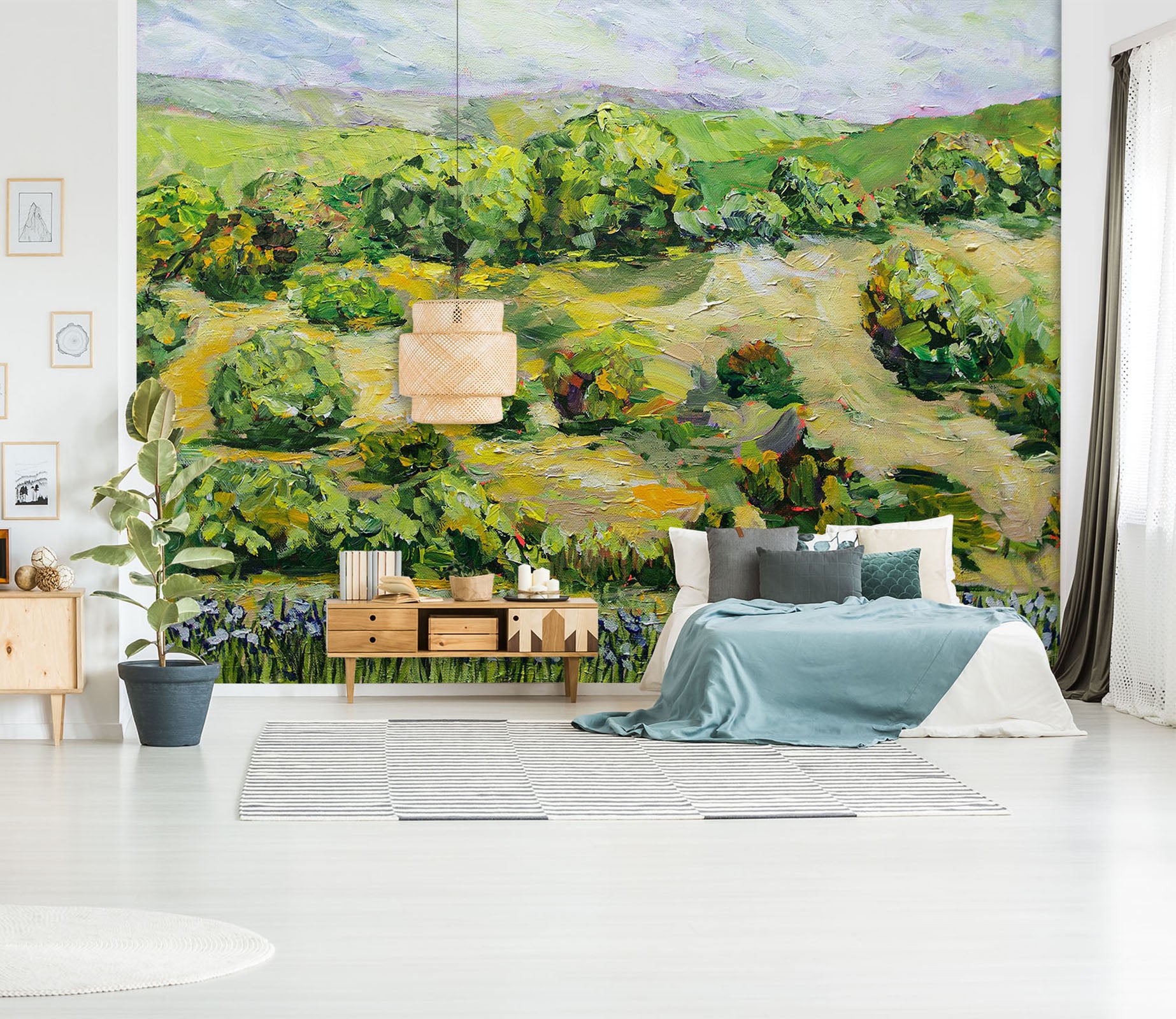 3D Secret Mound 234 Allan P. Friedlander Wall Mural Wall Murals