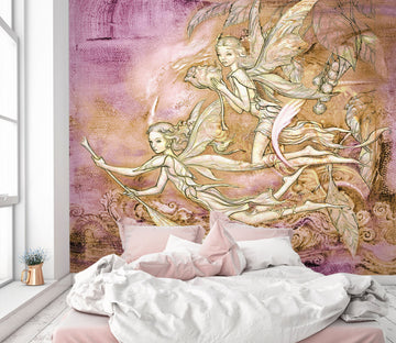 3D Elf Girl Pattern 7074 Ciruelo Wall Mural Wall Murals