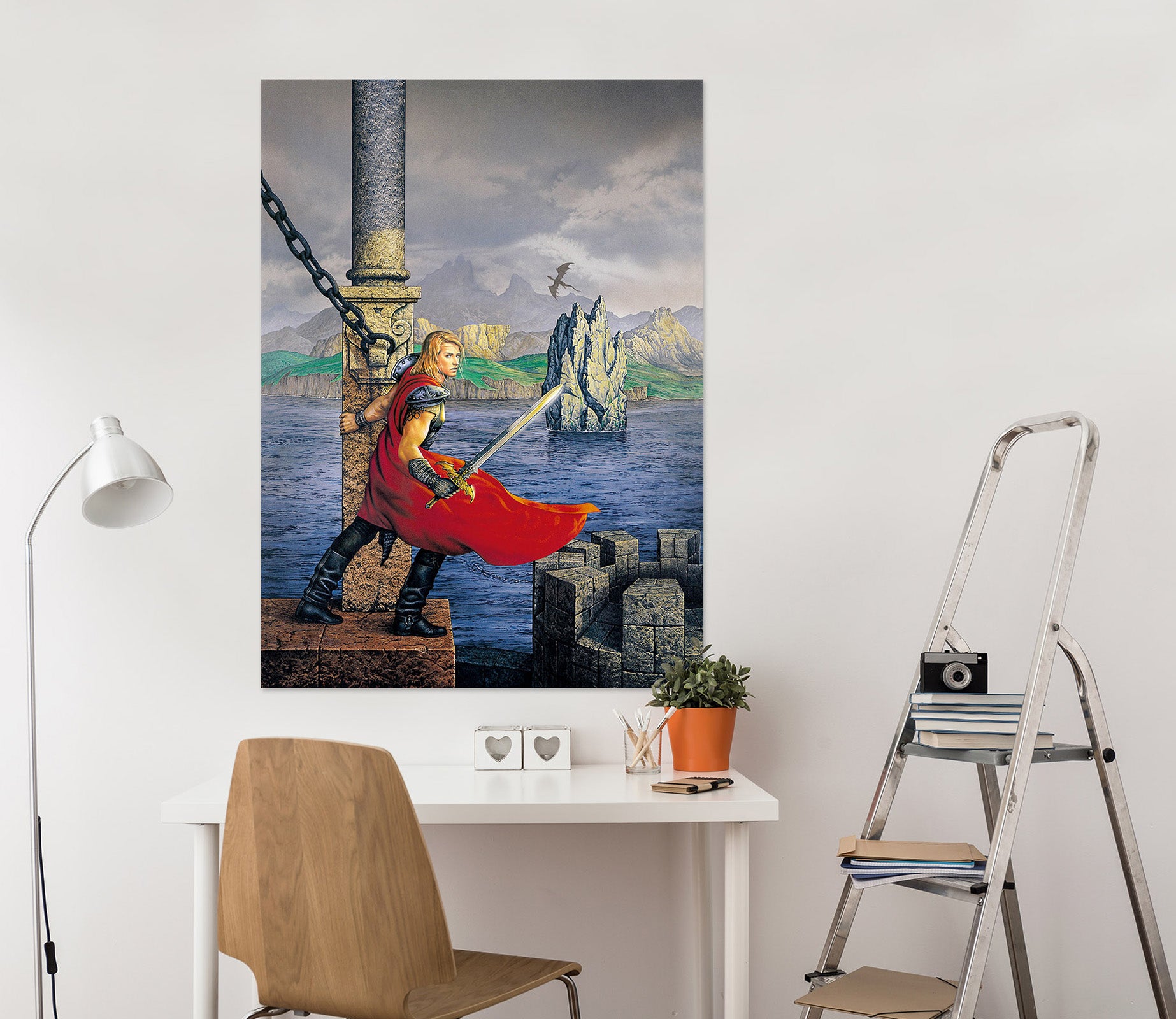 3D Soldier With Sword 8091 Ciruelo Wall Sticker